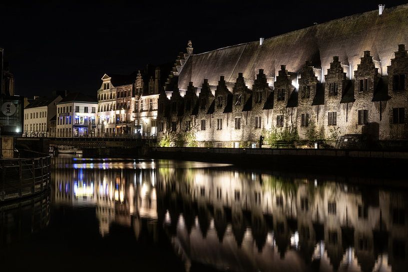 'Groot Vleeshuis', Ghent, Belgium by night by Imladris Images