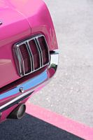 Pink vintage Ford Mustang Automotive