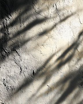 Sonnenschatten in betonierter Stille