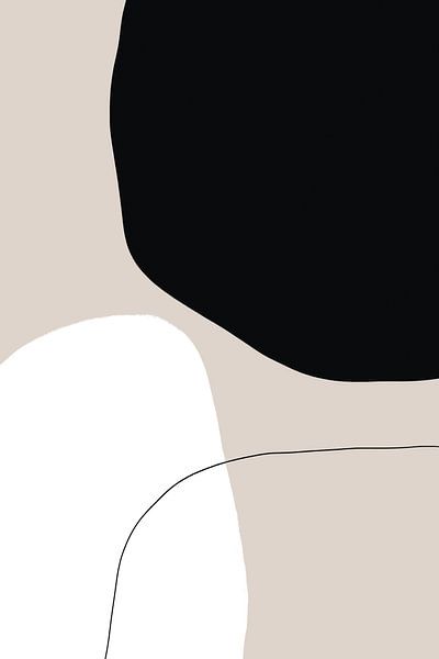 Monochrome Formen von uplusmestudio 