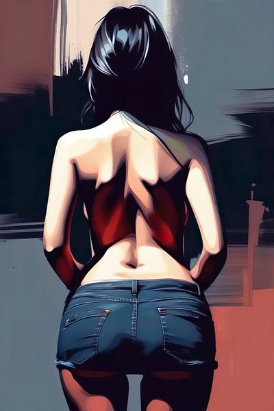 Mädchen nackt sexy von Nz Art