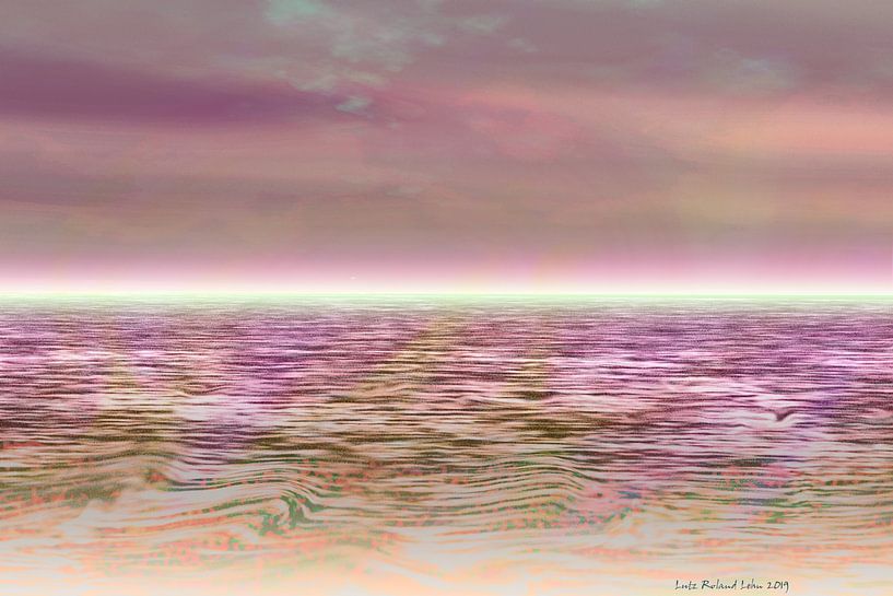 Diep roze van Lutz Roland Lehn