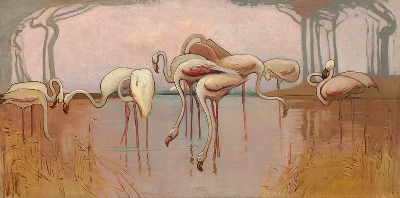 Flamingos, Sydney Lang von Meisterhafte Meister