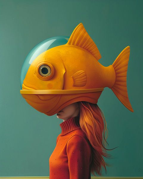 Fischhelm von Marlon Paul Bruin