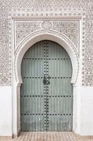 Porte verte à Marrakech