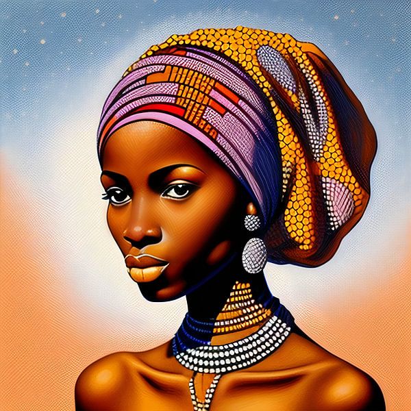 African female portrait called Zawadi by All Africa