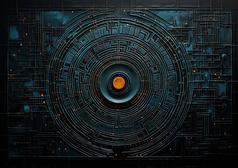 Salon par Peinture Abstraite