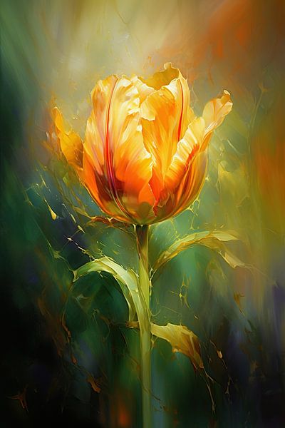 Golden Tulip | Ember Bloom by Flower Studio