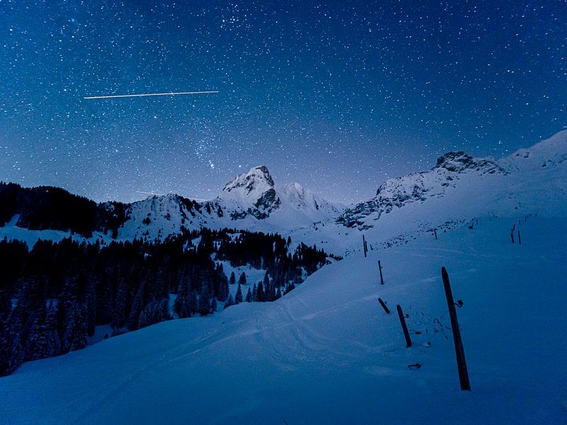 Starry sky in the Gantrisch region by Zbinden Konnex