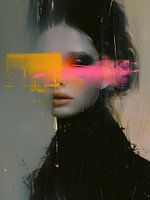 Modernes und abstraktes Porträt 