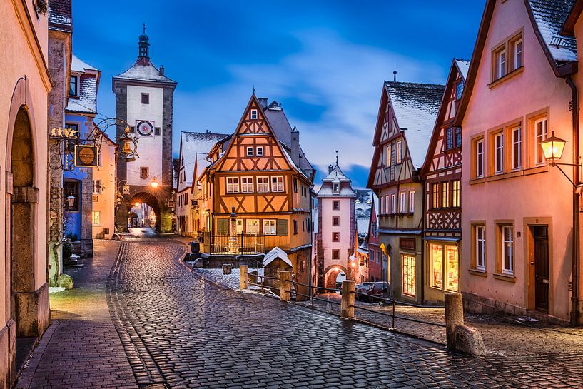Rothenburg ob der Tauber la nuit par Michael Abid