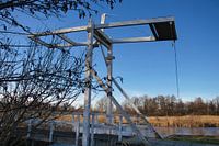 Pont blanc à Weerribben