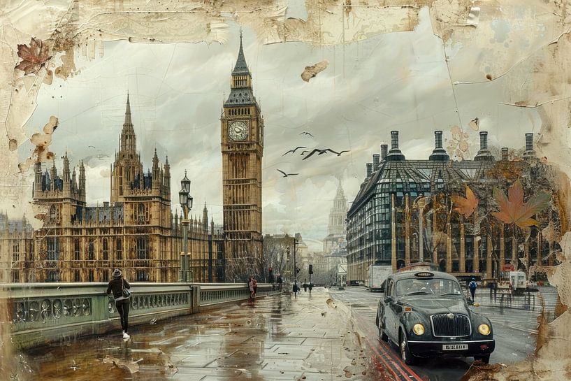 London Big Ben - Romantic Cityscape by Joriali photography and paintings