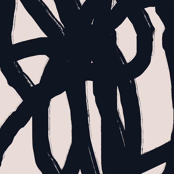 Nordische Träume. Abstrakte minimalistische Kunst Nr. 6 von Dina Dankers