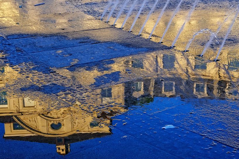 am Stachus in München von Peter Bergmann
