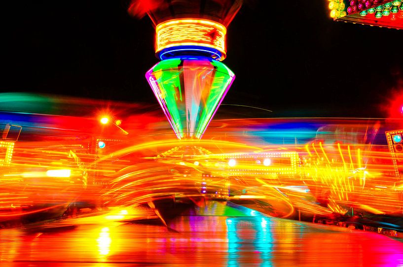 Dynamische kermisattractie von Sandra van Kampen