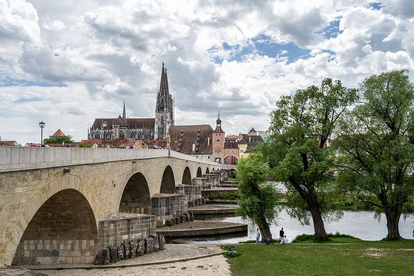 Regensburg an einem Sommertag von Rainer Pickhard