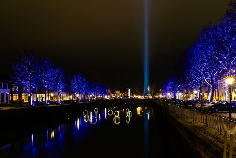 Le vieux port de Zierikzee illuminé pour Noël par Dexter Reijsmeijer