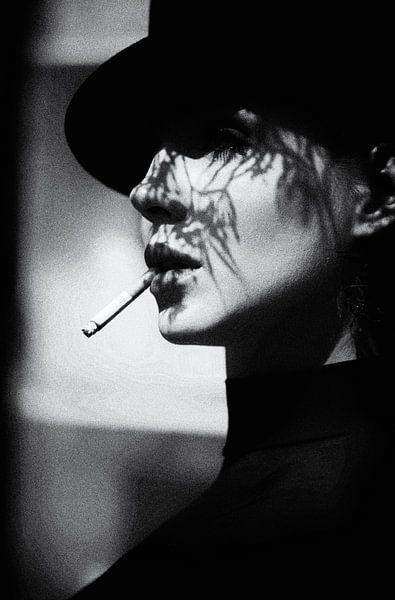 lady in black by Peter Schaller