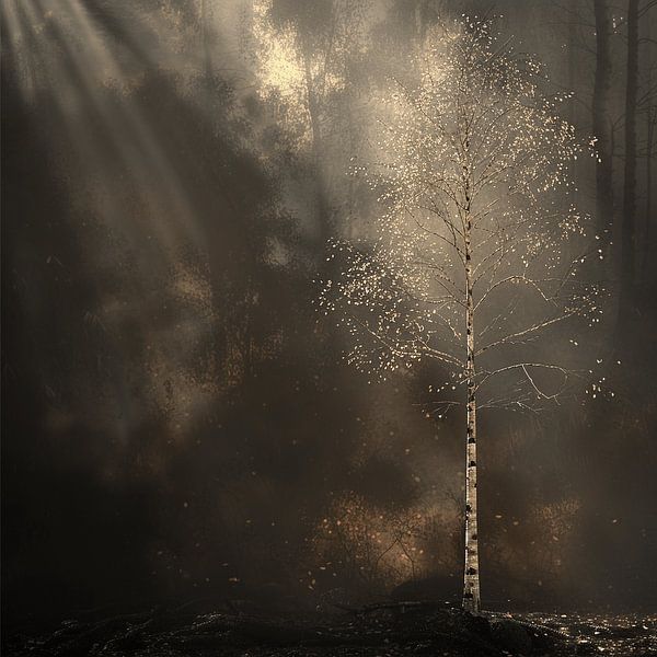 Let the Power of the Birch Lighten Your Day by Karina Brouwer