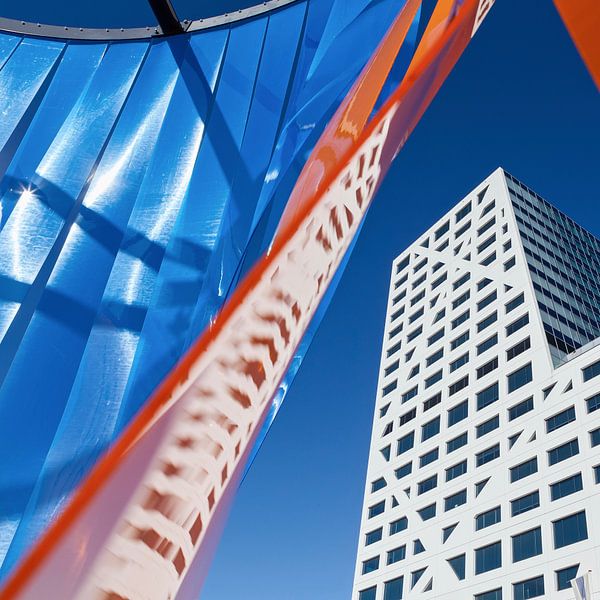 Büro Aura der Stadt Utrecht gekippt von Eugene Winthagen