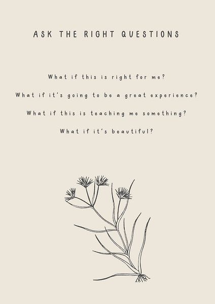 Poser les bonnes questions par Studio Allee