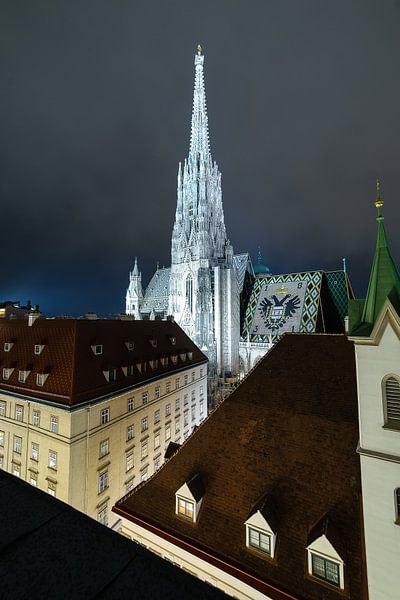 Stephansdom In De Avond van Twan Thimister