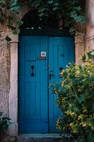 The old blue door
