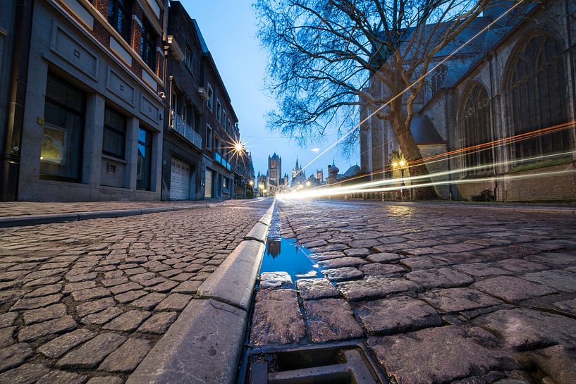 Photographie matinale de Gand, la capitale de la Flandre orientale par Marcel Derweduwen