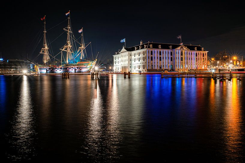 Festival de la lumière d'Amsterdam - Musée maritime par Fotografiecor .nl
