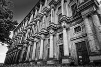 Verweerde majesteit - Kasteel Plumlov zwart/wit