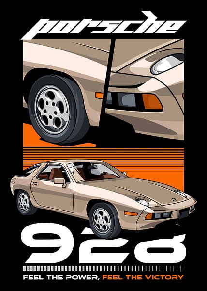 Porsche 928 Car by Adam Khabibi