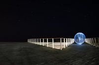 Umlaufbahn bei Nacht