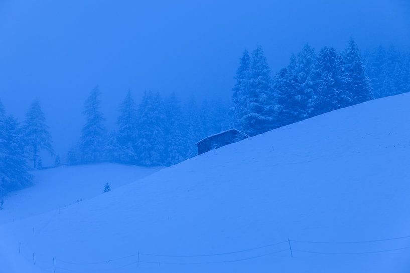 Blue hour in the Knuttental, Tauferer Ahrntal, South Tyrol by Christian Müringer