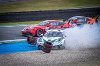 Bei einem Porsche-Rennen läuft nicht immer alles glatt