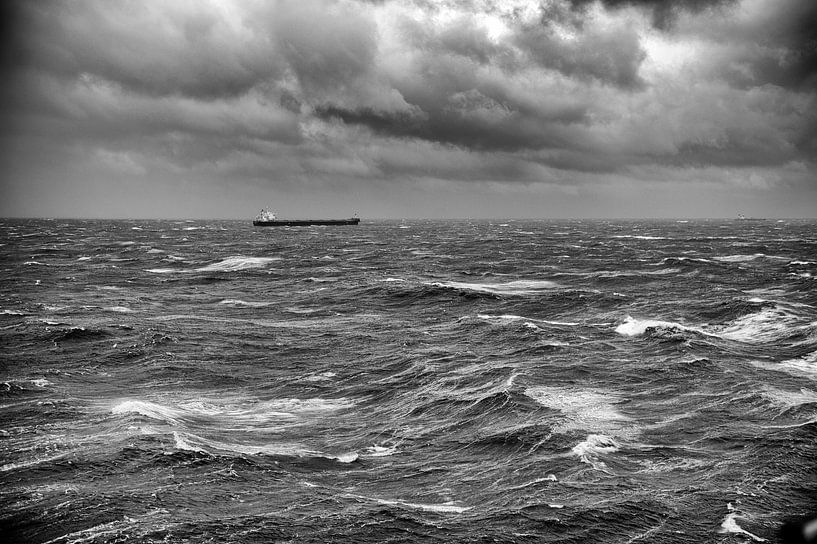 Tempête en mer du Nord par Richard Wareham