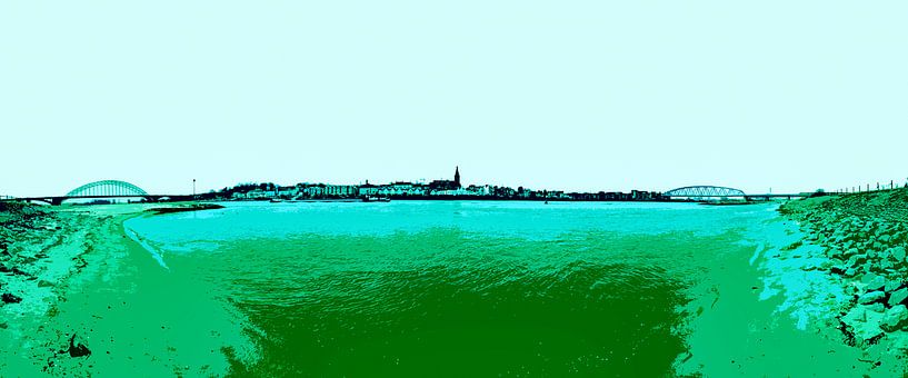 Nijmegen in groen von Maerten Prins