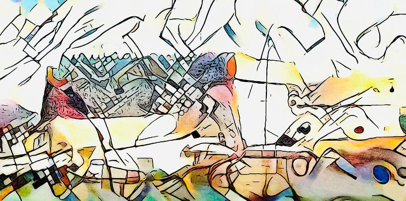 Héraklion, motif 3 par zam art