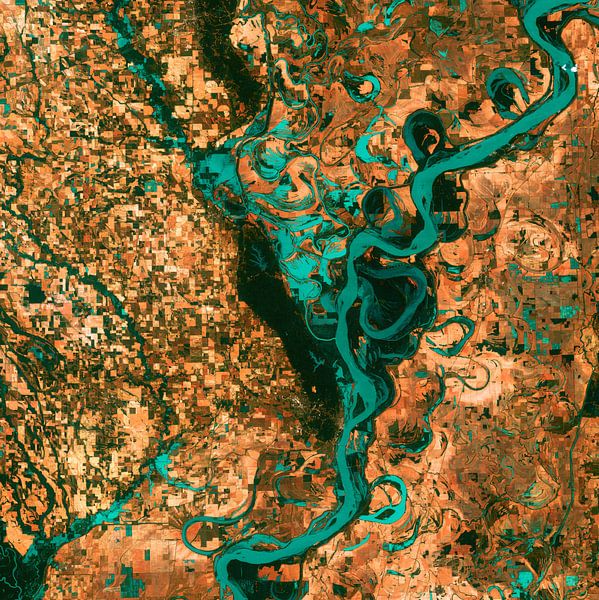 Meandering Mississippi von Rebel Ontwerp