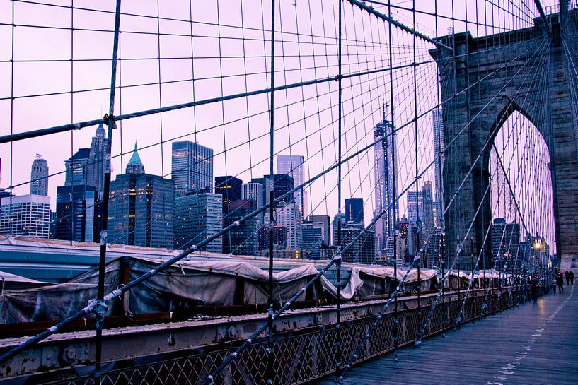 Brooklyn Bridge, New York by Marije van der Werf