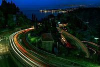 Lichtspuren auf Sizilien