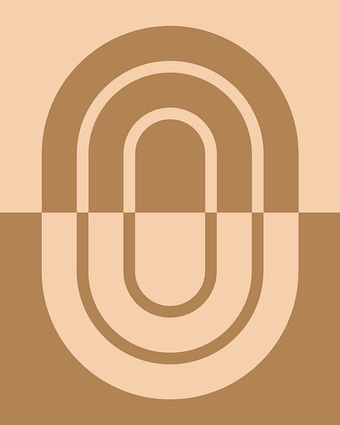 Jardin arc-en-ciel scandinave or par Mad Dog Art