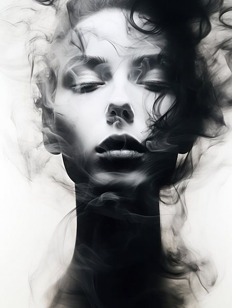 Smoke and reflections - Mystery in Monochrome by Eva Lee