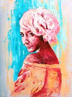 Girl with the pink hair