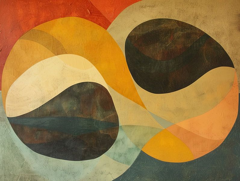 Abstrakte minimalistische Kunst von Moderne Kollektion