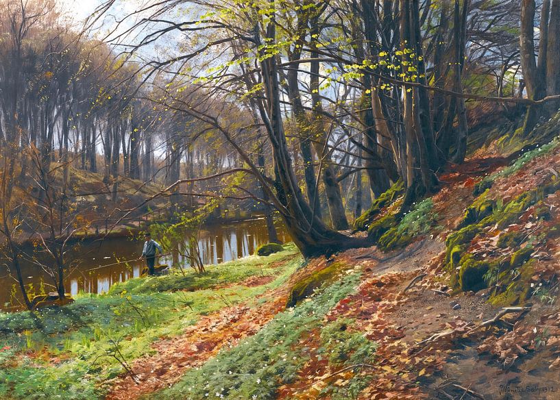 Spring Landscape At Søby, Peder Mørk Mønsted by Masterful Masters