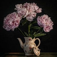 still life peonies