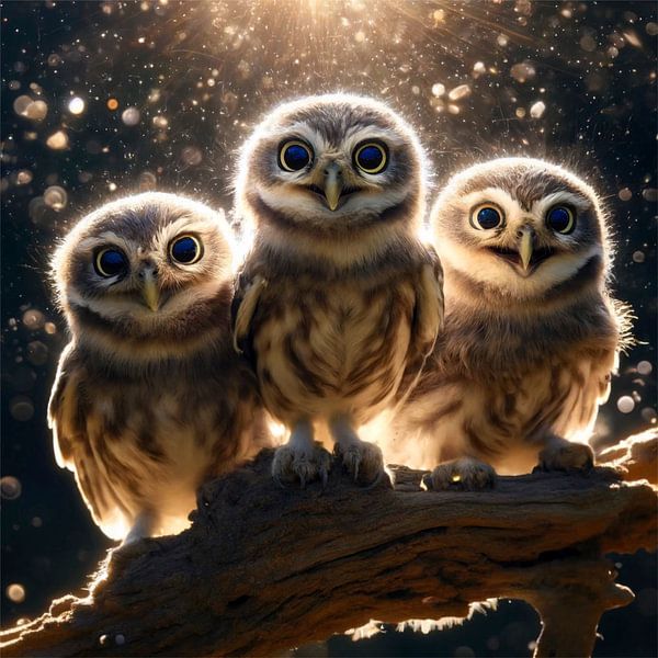 Little Owls by Eric Nagel
