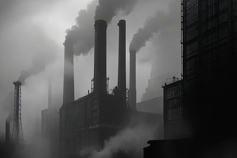 Industriegebiet Kernkraftwerk von Egon Zitter