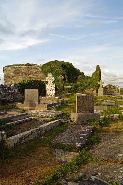 Die Ruinen der mittelalterlichen Kirche von Kilmacreehy  mit Friedhof von Babetts Bildergalerie
